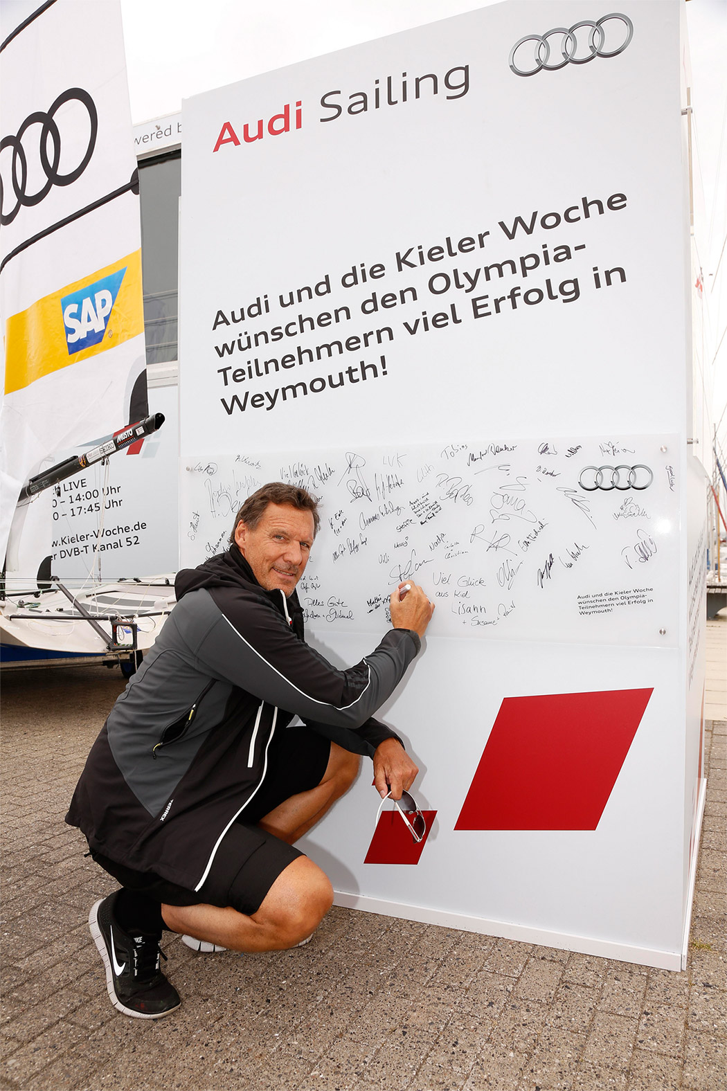 Ralf Möller - Testimonial Audi Sailing 
